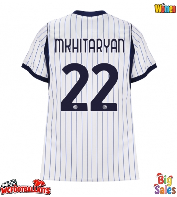 Inter Milan Henrikh Mkhitaryan #22 Replica Away Stadium Shirt for Women 2026-27 Short Sleeve